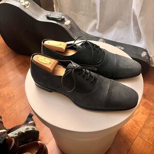 Men's dark indigo Oxford Shoes